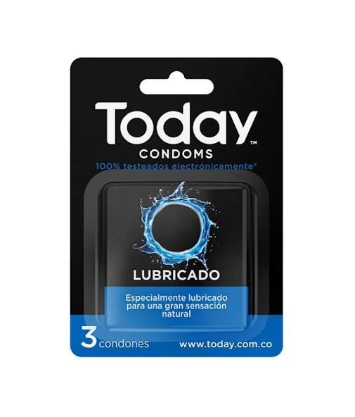 Condones today x 3 und lubricado de haleon